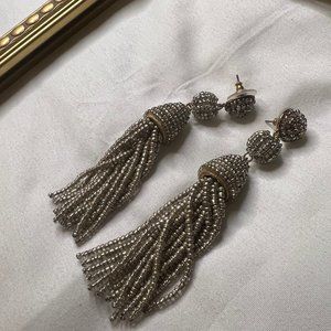 Silver/Gold Tassel Earrings- Baublebar